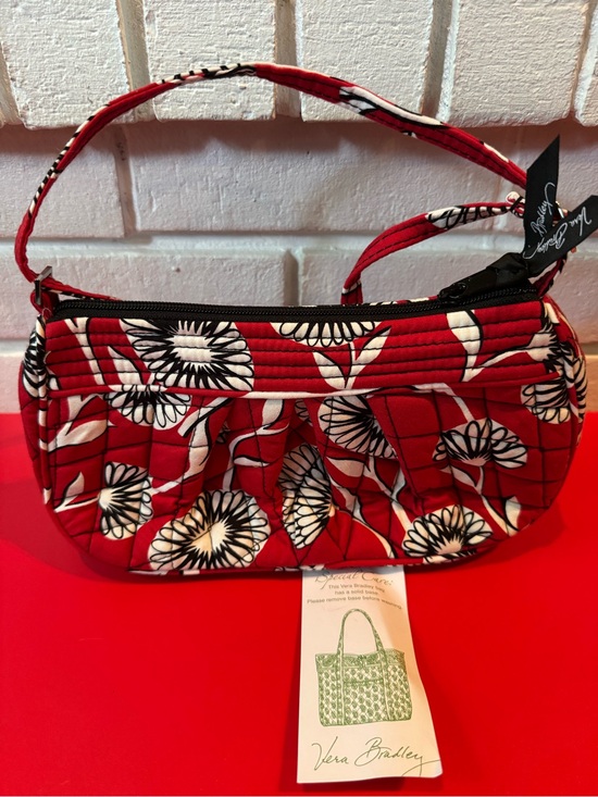 Vera Bradley Handbags - Vera Bradley Red Floral Quilted Shoulder Purse